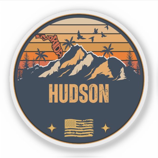Hudson, Florida Sticker (Voorkant)
