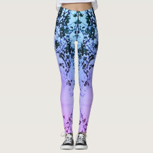 Hudson Leggings Pink Blue Purple Fade