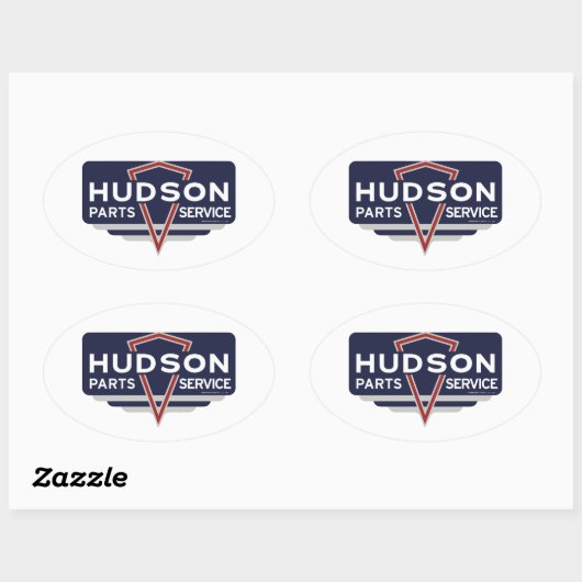 Hudson Motor Auto's Ovale Sticker (Vel)