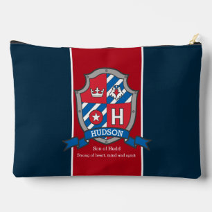 Hudson naam betekent rode blauwe ridders kuif etui