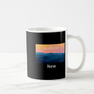 Hudson New Hampshire Berg Zonsondergang Thuisstad  Koffiemok