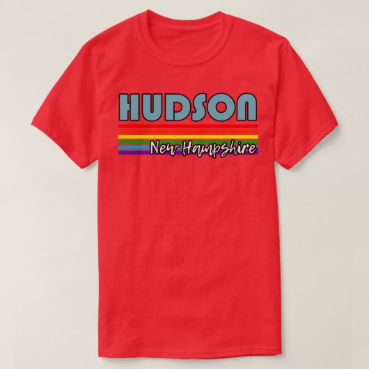 Hudson New Hampshire Pride Hudson LGBT Gift LGBTQ T-shirt (Design voorkant)