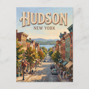 Hudson New York Briefkaart