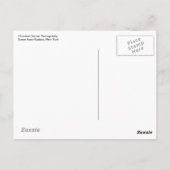 Hudson New York Briefkaart (Achterkant)