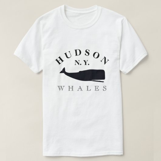 HUDSON NY WHALES T-SHIRT (Design voorkant)