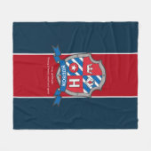 Hudson of letter H naam betekent ridders schild Fleece Deken (Voorkant (Horizontaal))