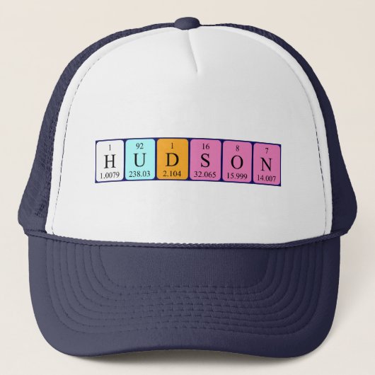 Hudson periodiek tabel naam pet (Voorkant)