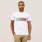 Hudson periodiek tabel naam shirt (Voorkant volledig)