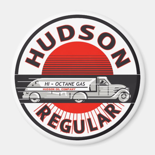 Hudson Regular benzine-teken Magneet (Voorkant)