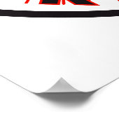 Hudson Regular benzine-teken Poster (Hoek)