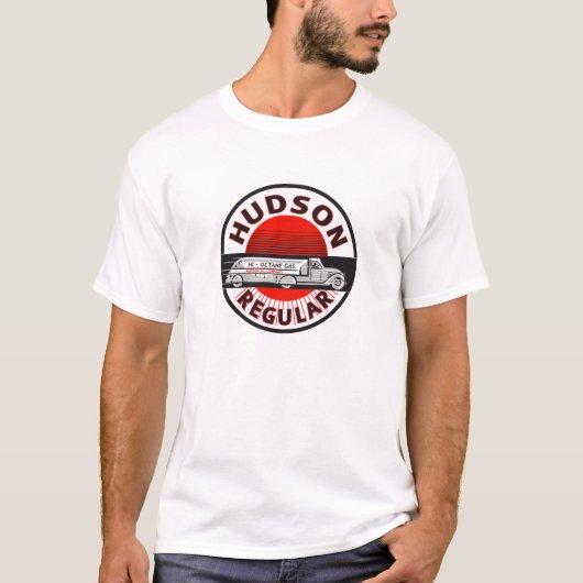 Hudson Regular benzine-teken T-shirt (Voorkant)