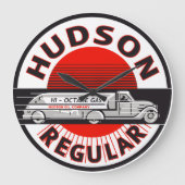 Hudson Regular Gasoline  signaalklok Grote Klok (Voorkant)