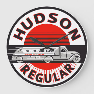 Hudson Regular Gasoline  signaalklok Grote Klok