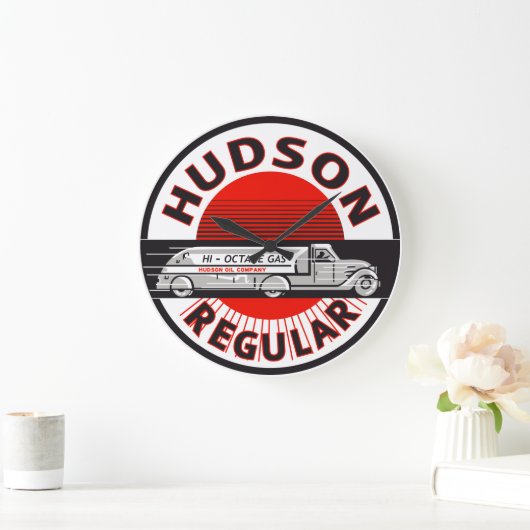 Hudson Regular Gasoline  signaalklok Grote Klok (Huis)