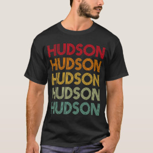 Hudson Retro Name Humor Nickname T-shirt