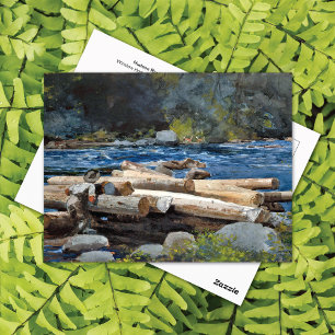 Hudson River Adirondacks Winslow Homer Briefkaart