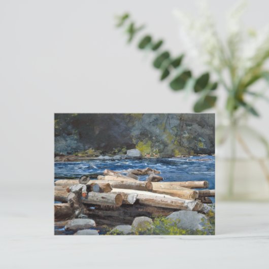 Hudson River Adirondacks Winslow Homer Briefkaart (Staand voorkant)