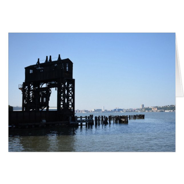 Hudson River Dock New York City NYC (Voorkant Horizontaal)