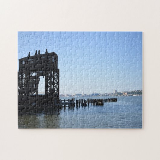 Hudson River Dock New York City NYC Legpuzzel (Horizontaal)