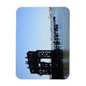 Hudson River Dock New York City NYC Magneet (Verticaal)