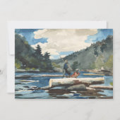 Hudson River, houtkap | Winslow Homer (Voorkant)