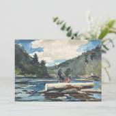 Hudson River, houtkap | Winslow Homer (Staand voorkant)