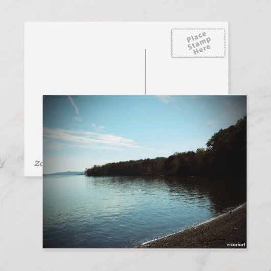 Hudson River Kingston Foto Briefkaart (Voorkant / Achterkant)