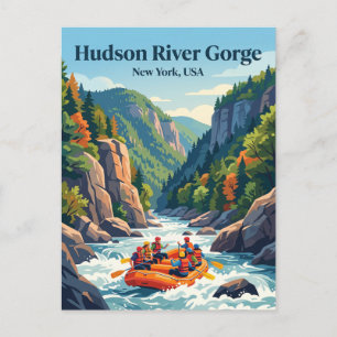 Hudson River-kloof, New York, VS Briefkaart