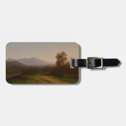 Hudson River Landscape, c.1860-5 (olie op het canv Bagagelabel (Voorkant horizontaal)