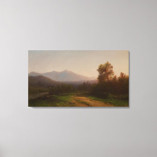 Hudson River Landscape, c.1860-5 (olie op het canv Canvas Afdruk