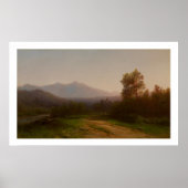 Hudson River Landscape, c.1860-5 (olie op het canv Poster (Voorkant)