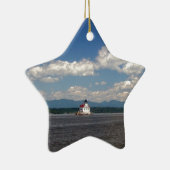 Hudson River Lighthouse Keramisch Ornament (Rechts)