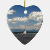Hudson River Lighthouse Keramisch Ornament (Rechts)