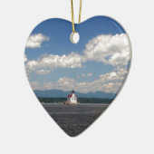 Hudson River Lighthouse Keramisch Ornament (Links)