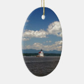 Hudson River Lighthouse Keramisch Ornament (Rechts)