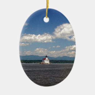 Hudson River Lighthouse Keramisch Ornament
