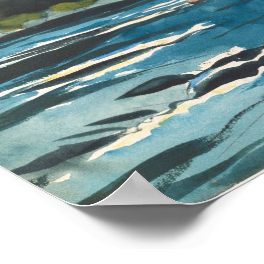 Hudson River Logging Winslow Homer Fine Art Poster (Hoek)