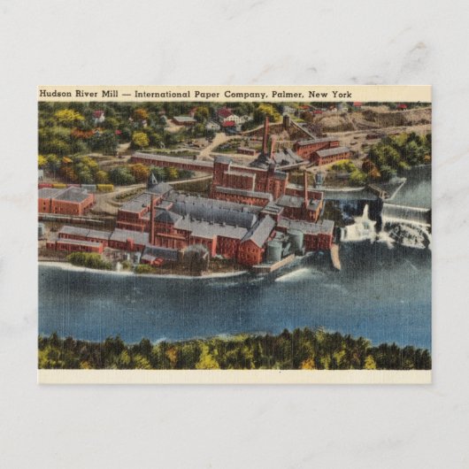 Hudson River Mill, Palmer, New York Briefkaart (Voorkant)