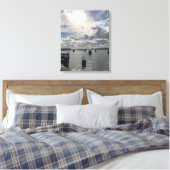 Hudson River, New York City NYC Fotografie Art Canvas Afdruk (Insitu (Slaapkamer))