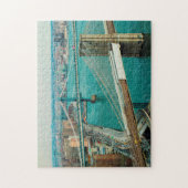 Hudson River New York. Legpuzzel (Verticaal)