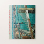 Hudson River New York. Legpuzzel (Verticaal)