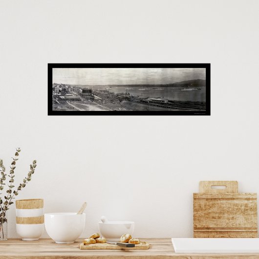 Hudson River Parade Foto 1909 Poster (Keuken)