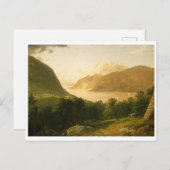 Hudson River Scene door John Frederick Kensett Briefkaart (Voorkant / Achterkant)