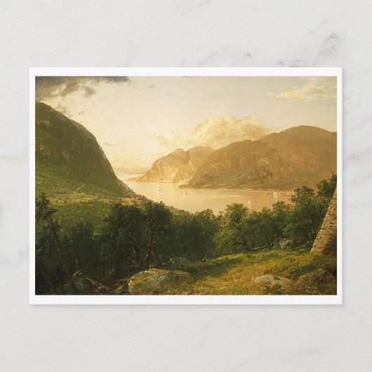 Hudson River Scene door John Frederick Kensett Briefkaart (Voorkant)
