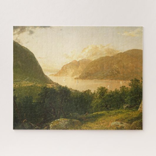 Hudson River Scene door John Frederick Kensett Legpuzzel (Horizontaal)