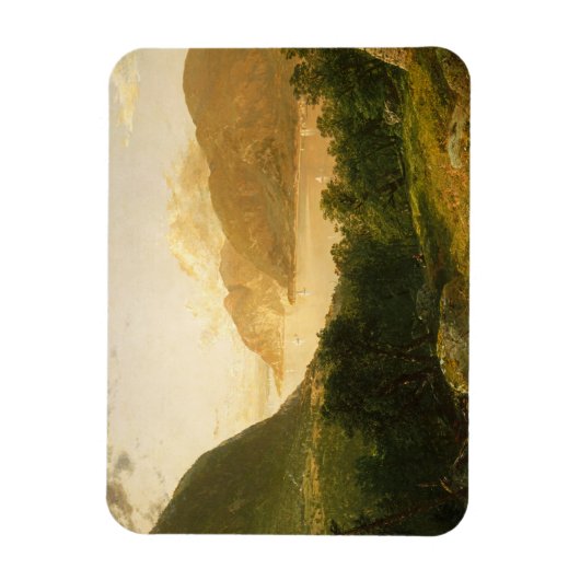 Hudson River Scene door John Frederick Kensett Magneet (Verticaal)