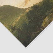 Hudson River Scene door John Frederick Kensett Tissuepapier (Detail)