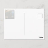 Hudson River Summer Evening W/Border Briefkaart (Achterkant)