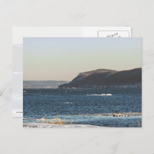 Hudson River Thaw Briefkaart (Voorkant / Achterkant)