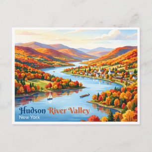 Hudson River Valley New York Briefkaart